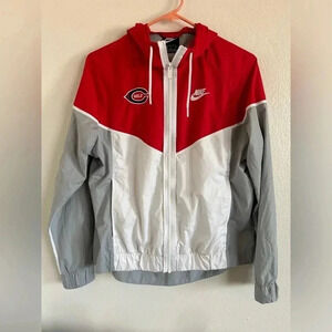 Nike Women’s Windrunner Team Jacket Size M 898725-658 Full Zip With Hood EUC!!